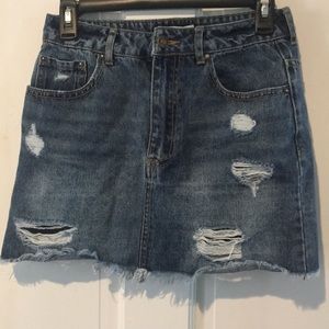 Forever 21 denim skirt